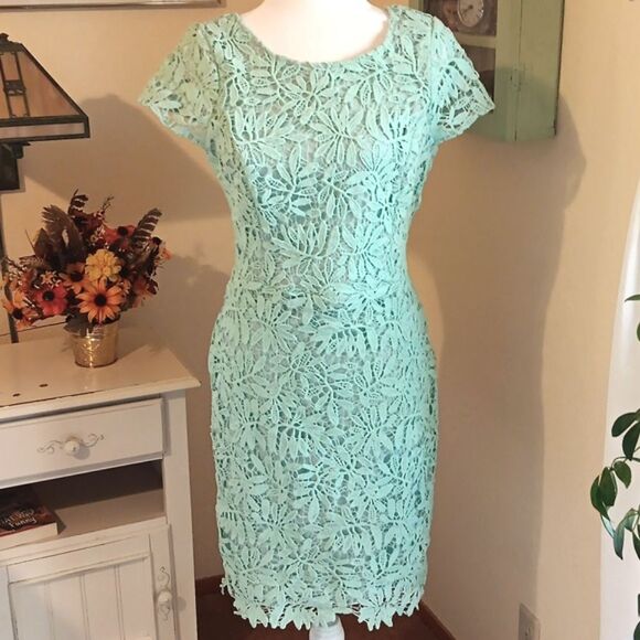 Lulus Light Mint Lace Dress - Picture 3 of 12